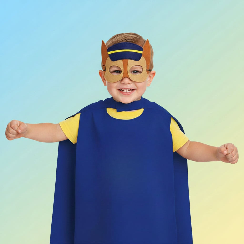 Halloween Costumes Kids Cape Mask Costume