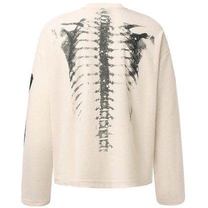 Halloween Costumes Mens Skeleton Shirt
