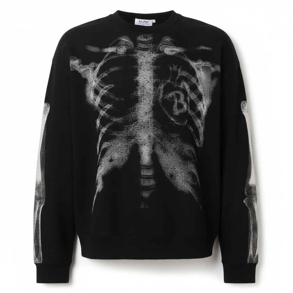Halloween Costumes Mens Skeleton Shirt