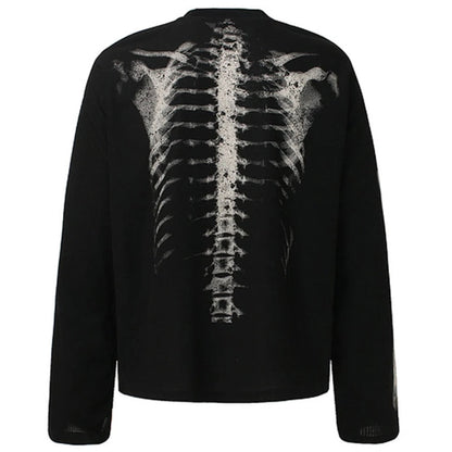 Halloween Costumes Mens Skeleton Shirt