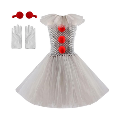 Halloween Costumes Clown Dress Tutu Party