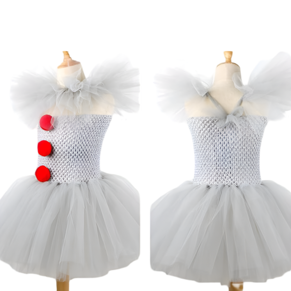 Halloween Costumes Clown Dress Tutu Party