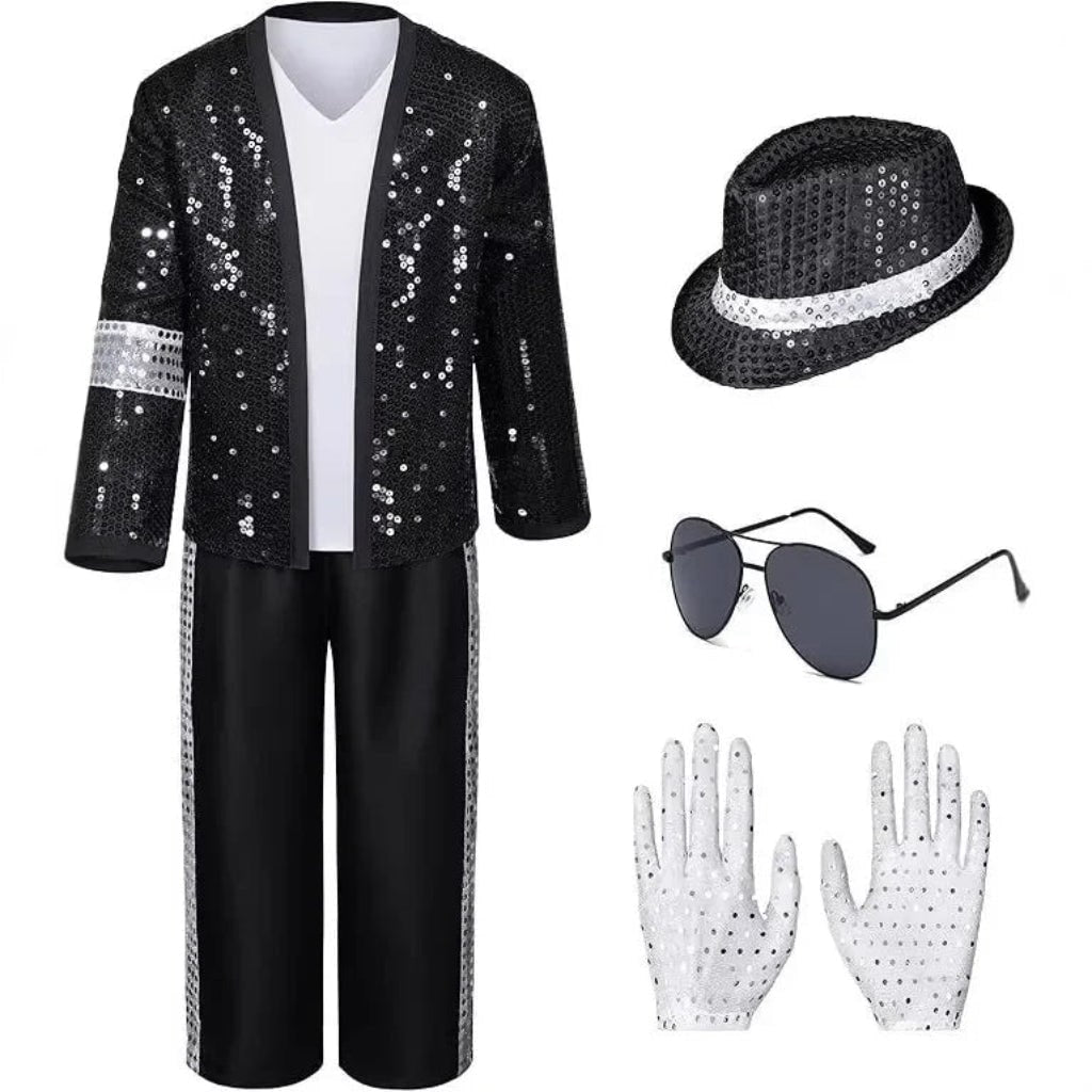 Halloween Costumes Sequin Jacket Set