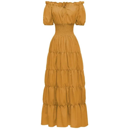Halloween Costumes Womens Boho Maxi Dress