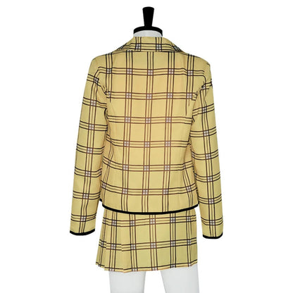 Halloween Costumes Womens Plaid Blazer Skirt
