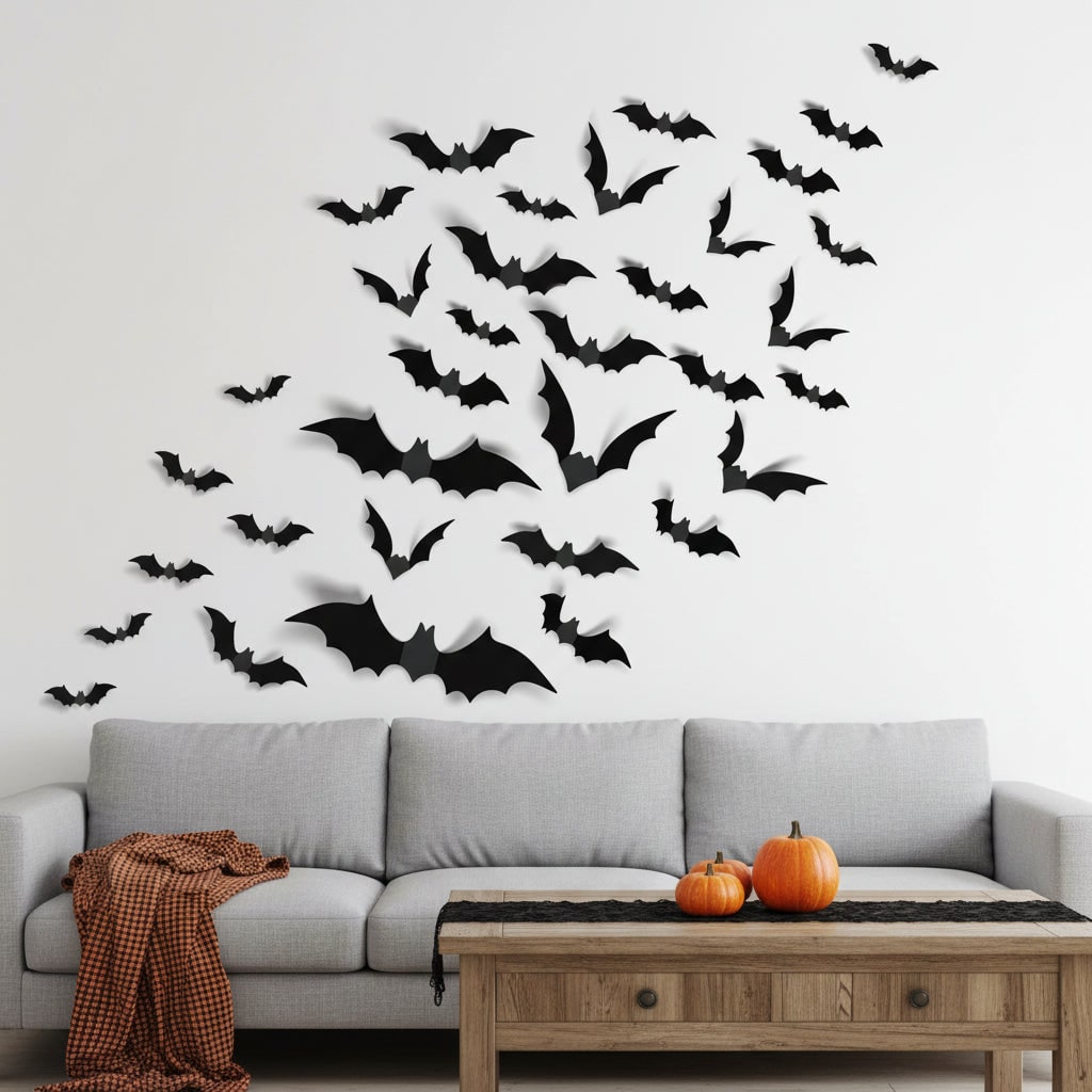 Halloween Decoration 3D Bat Wall Stickers