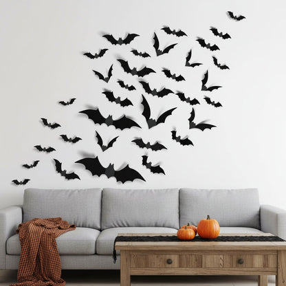 Halloween Decoration 3D Bat Wall Stickers