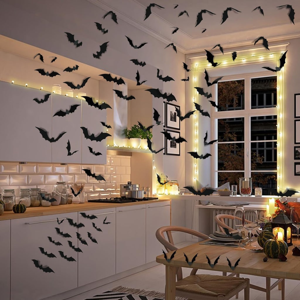 Halloween Decoration 3D Bat Wall Stickers