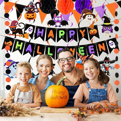 Halloween Decoration Banner Wall Hanging