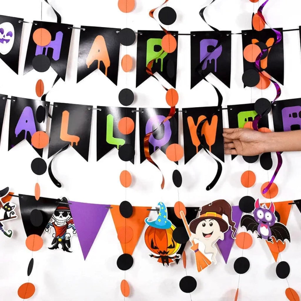 Halloween Decoration Banner Wall Hanging
