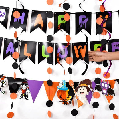 Halloween Decoration Banner Wall Hanging