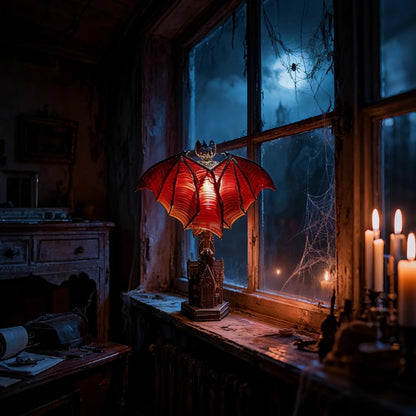 Halloween Decoration Bat Lamp Spooky Home