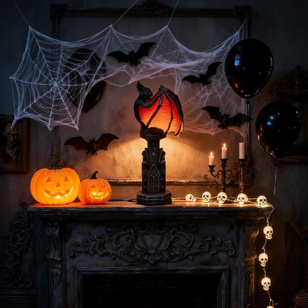 Halloween Decoration Bat Lamp Spooky Home