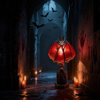 Halloween Decoration Bat Lamp Spooky Home