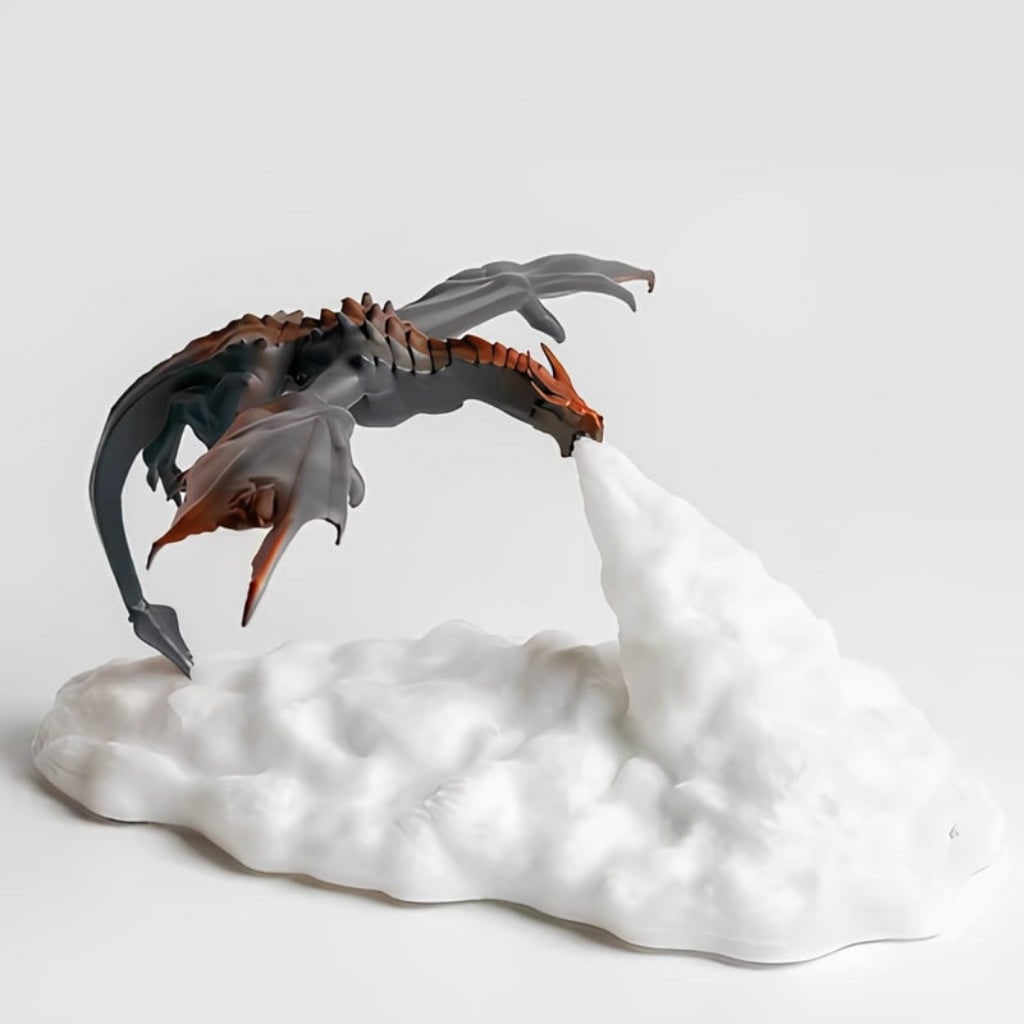 Halloween Decoration Dragon LED Flame Night