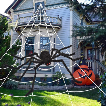 Halloween Decoration Giant Spider Web