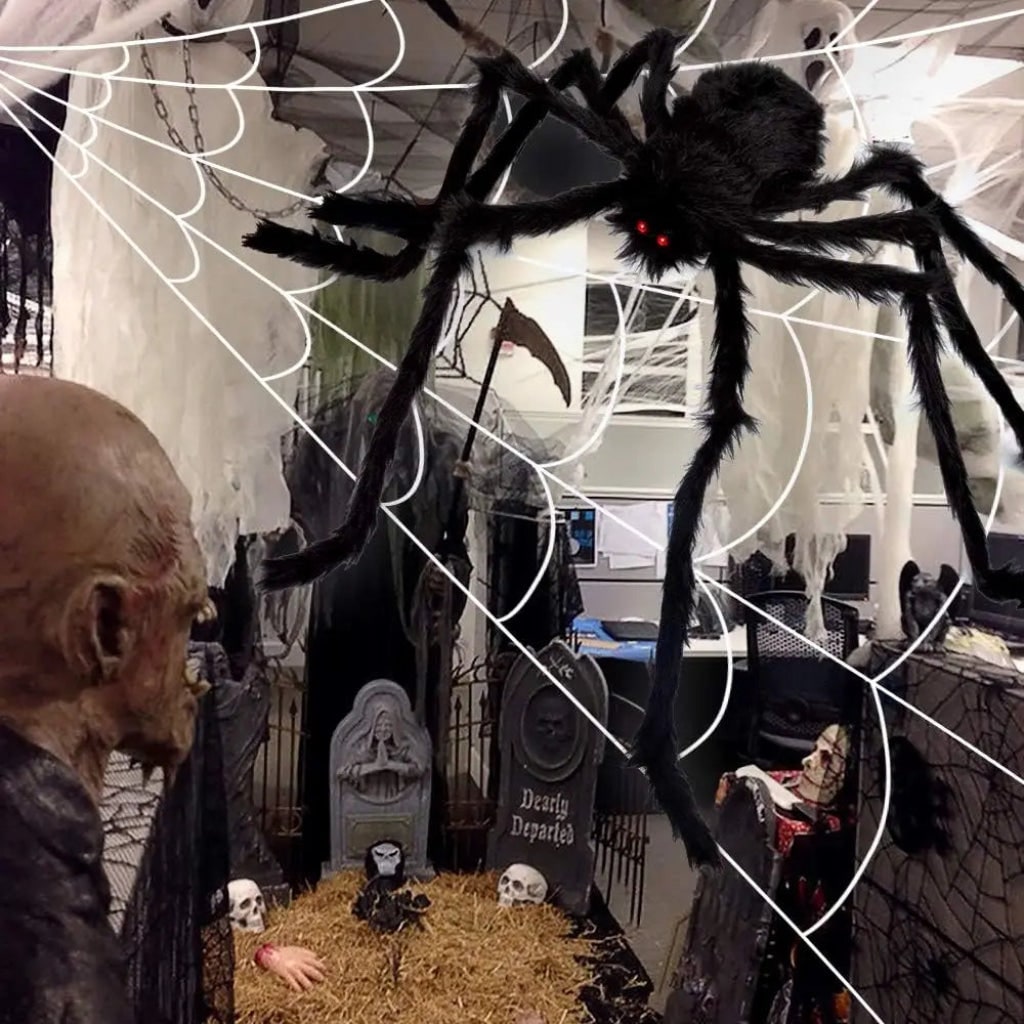 Halloween Decoration Giant Spider Web