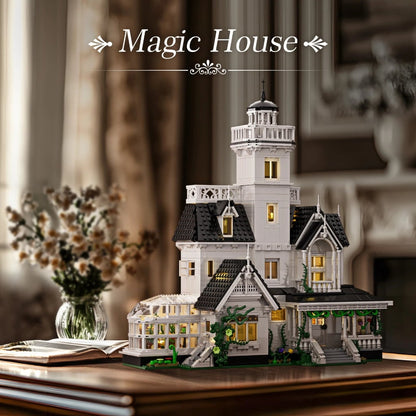 Halloween Toy Haunted House Brick Building