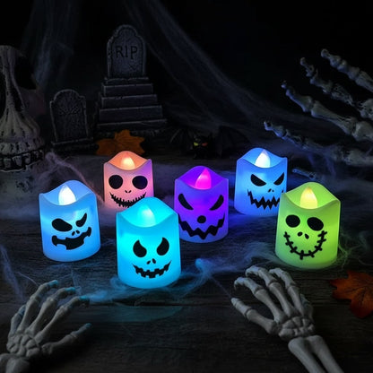 Halloween Decoration LED Pumpkin Tea Light
