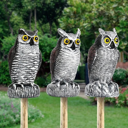 Halloween Decoration Realistic Owl Garden