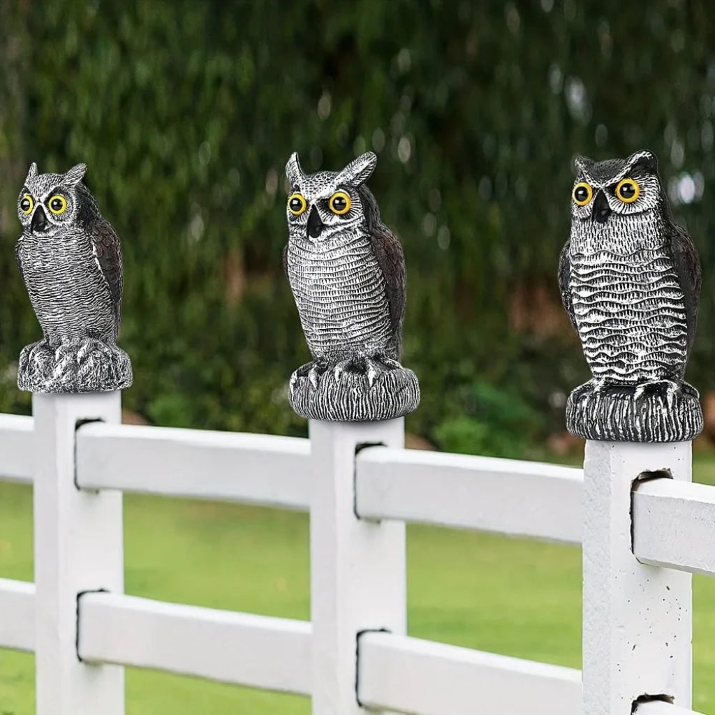 Halloween Decoration Realistic Owl Garden