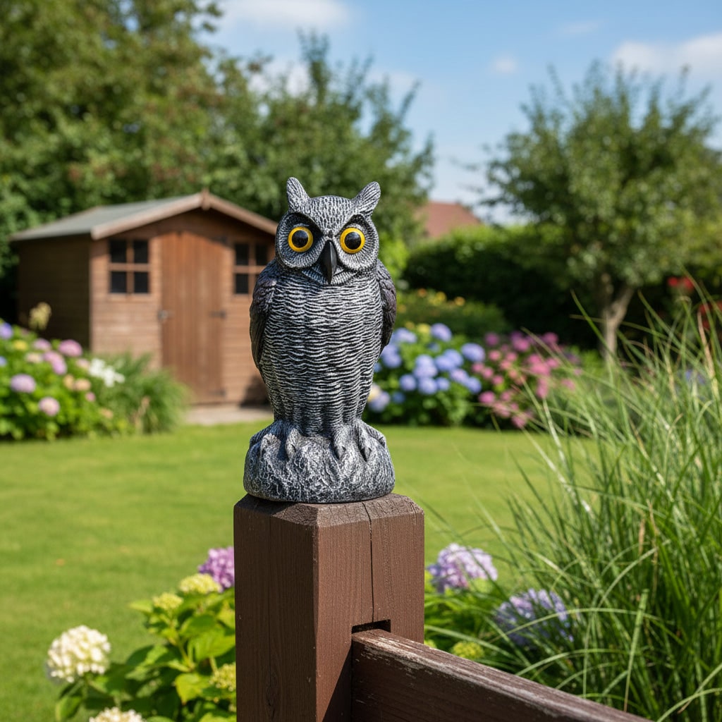Halloween Decoration Realistic Owl Garden
