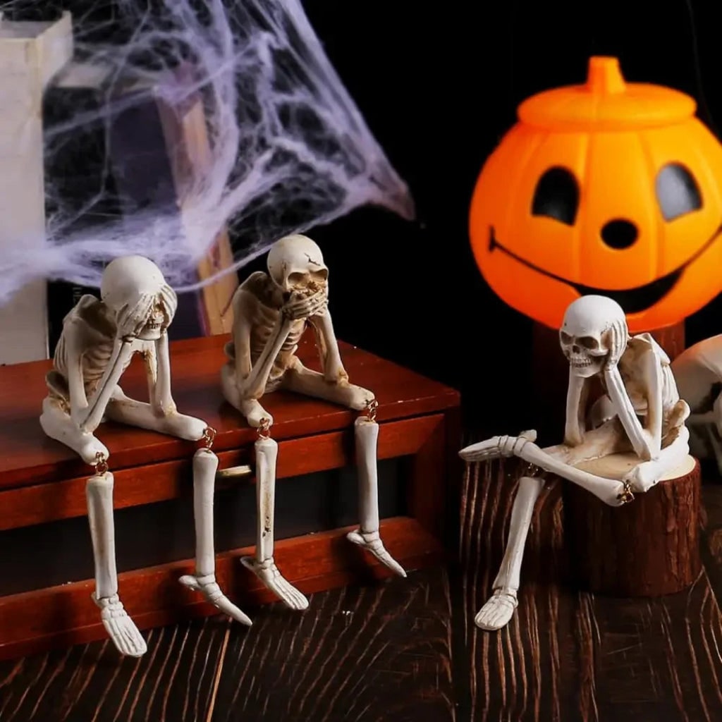 Halloween Decoration Skeleton Figurine Home