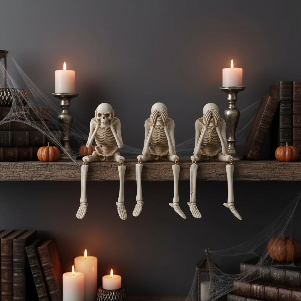 Halloween Decoration Skeleton Figurine Home