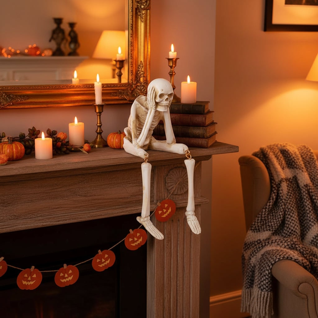 Halloween Decoration Skeleton Figurine Home
