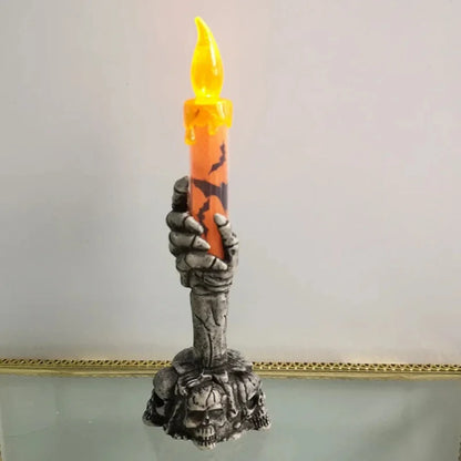 Halloween Decoration Skull Candle Holders