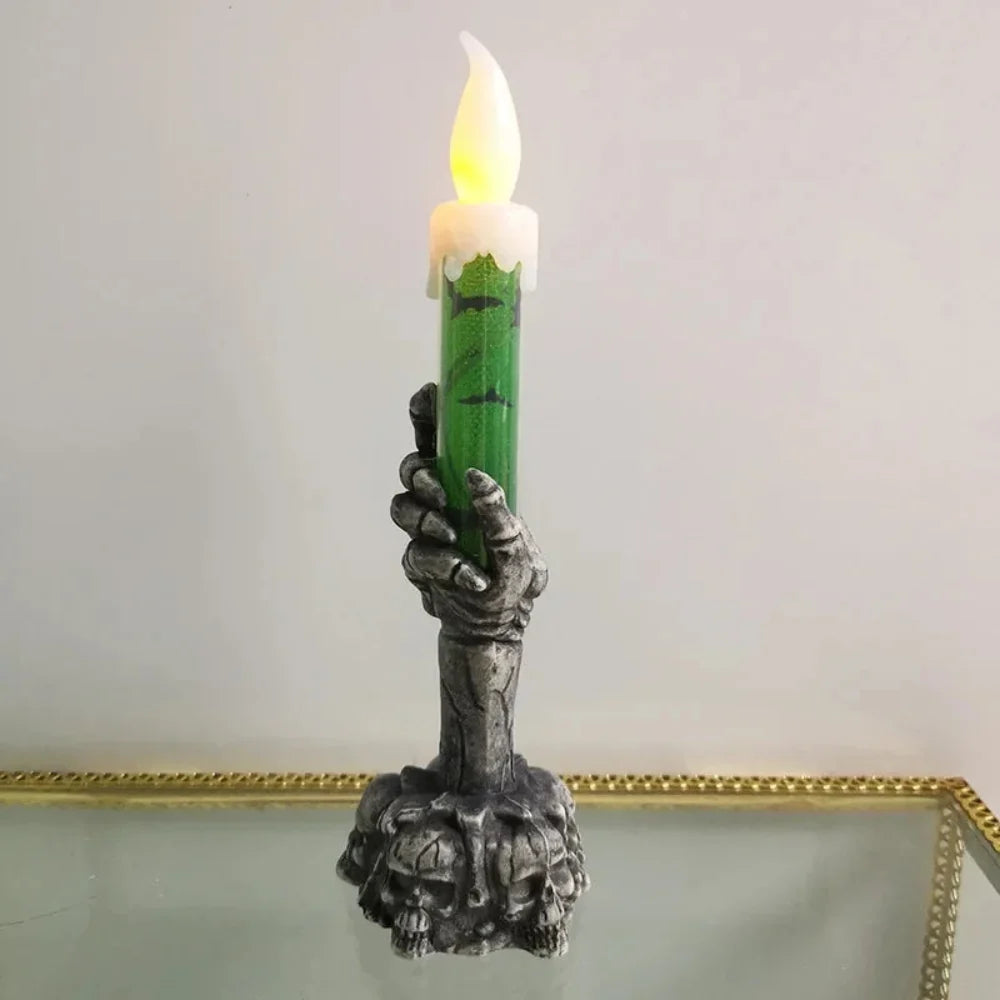 Halloween Decoration Skull Candle Holders