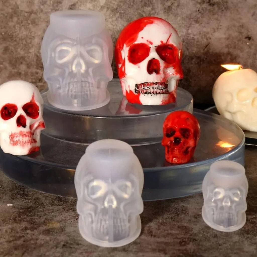 Halloween Decoration Skull Silicone Mold Fun