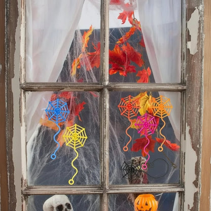 Halloween Decoration Spider Web Window