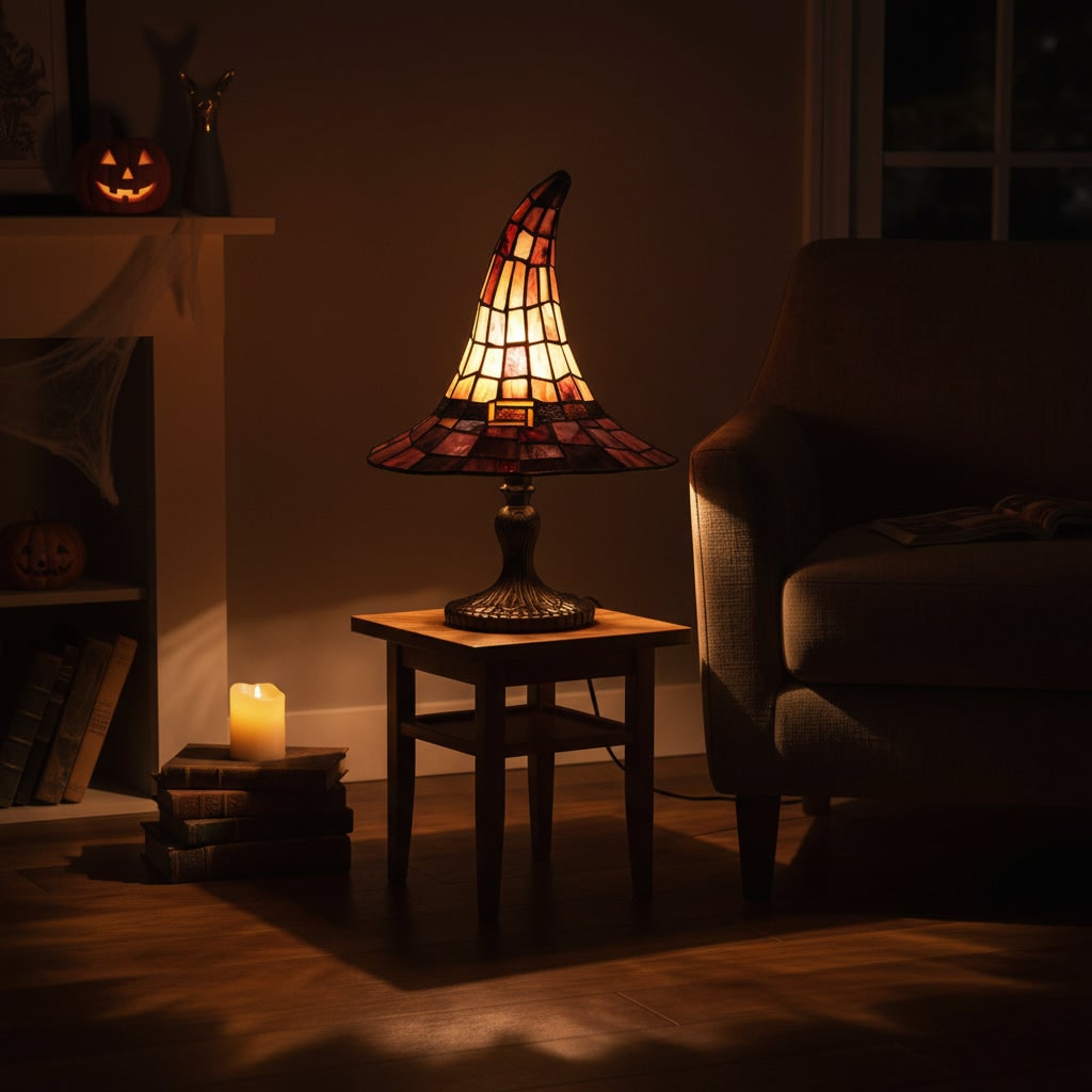 Halloween Decoration Table Lamp Witch Hat