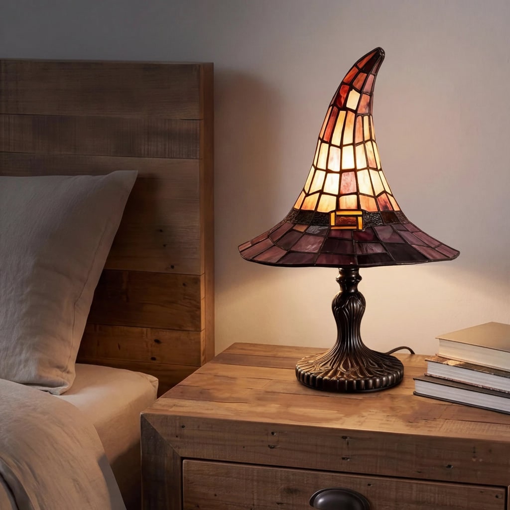 Halloween Decoration Table Lamp Witch Hat