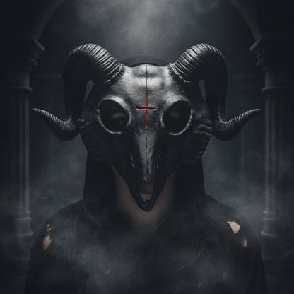 Halloween Mask Scary Theater Goat Costume