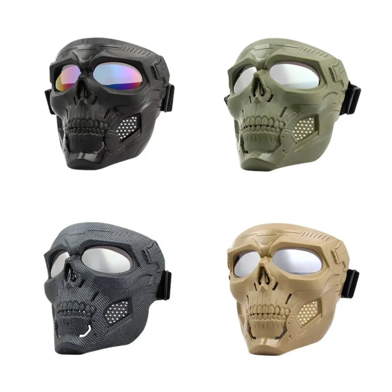 Halloween Mask Skull Tactical Helmet Outdoor