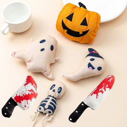 Halloween Toys Interactive Plush Cat Toy Fun