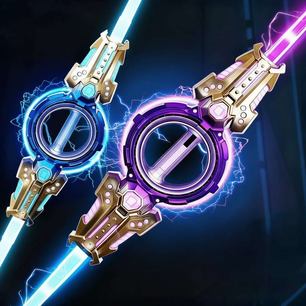 Halloween Toys Light Up Double Sword Sound