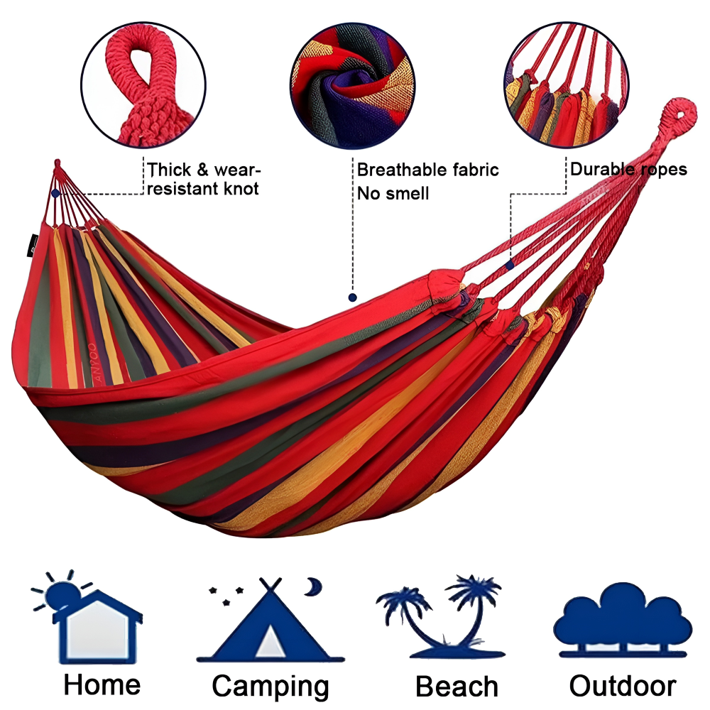 Hammock For Camping Outdoor Portable Straps