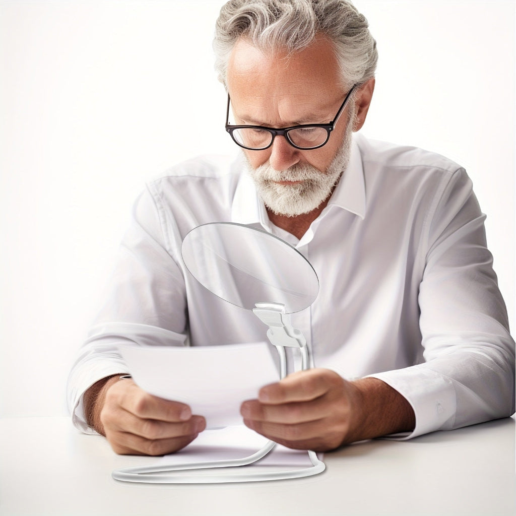 Hands Free Magnifying Glass Adjustable Neck