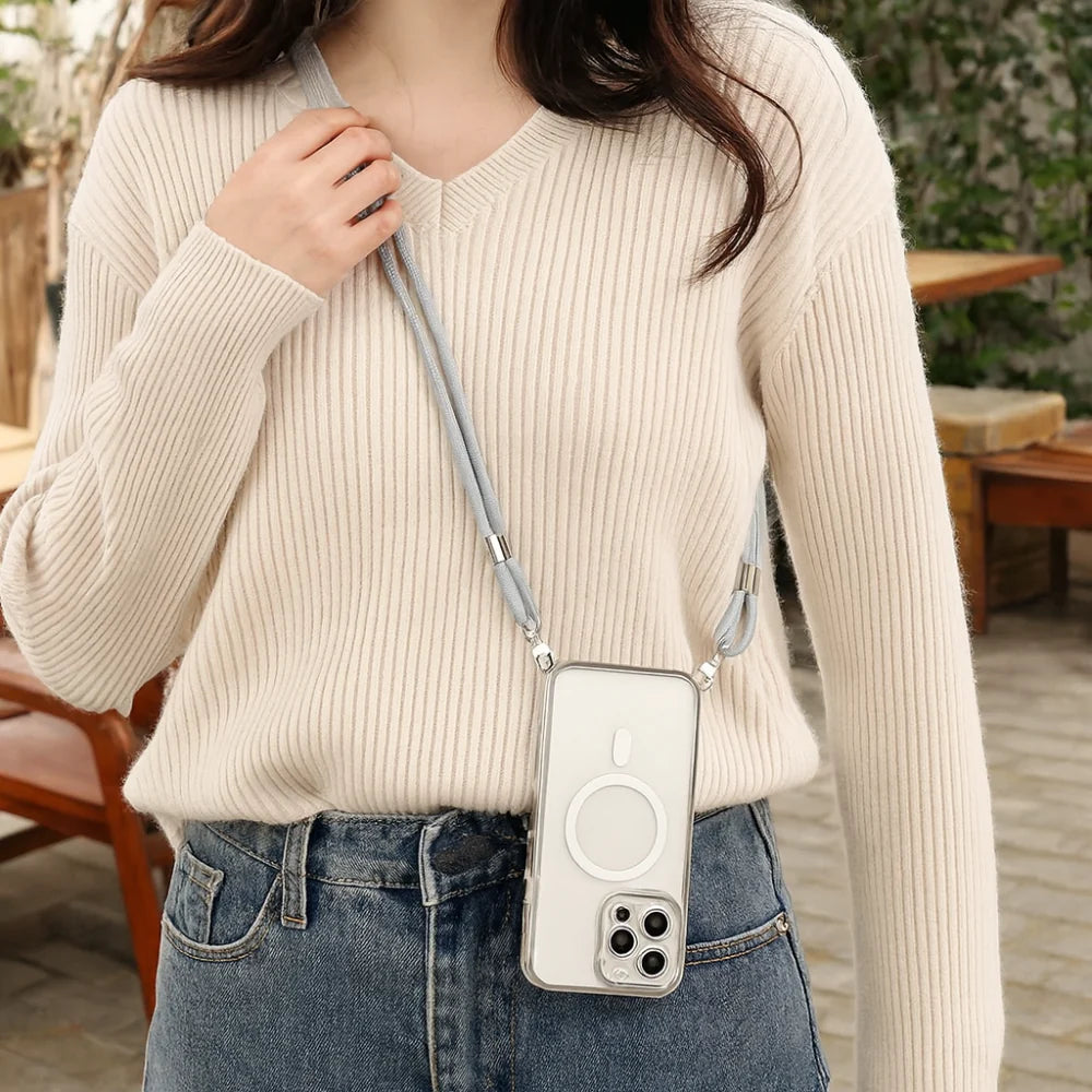 Phone Case Magsafe Crossbody Strap Lanyard