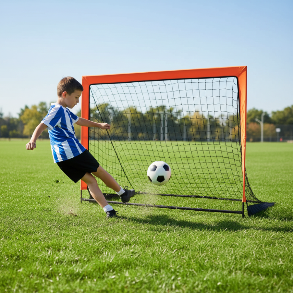 Portable Soccer Net Easy Setup Backyard