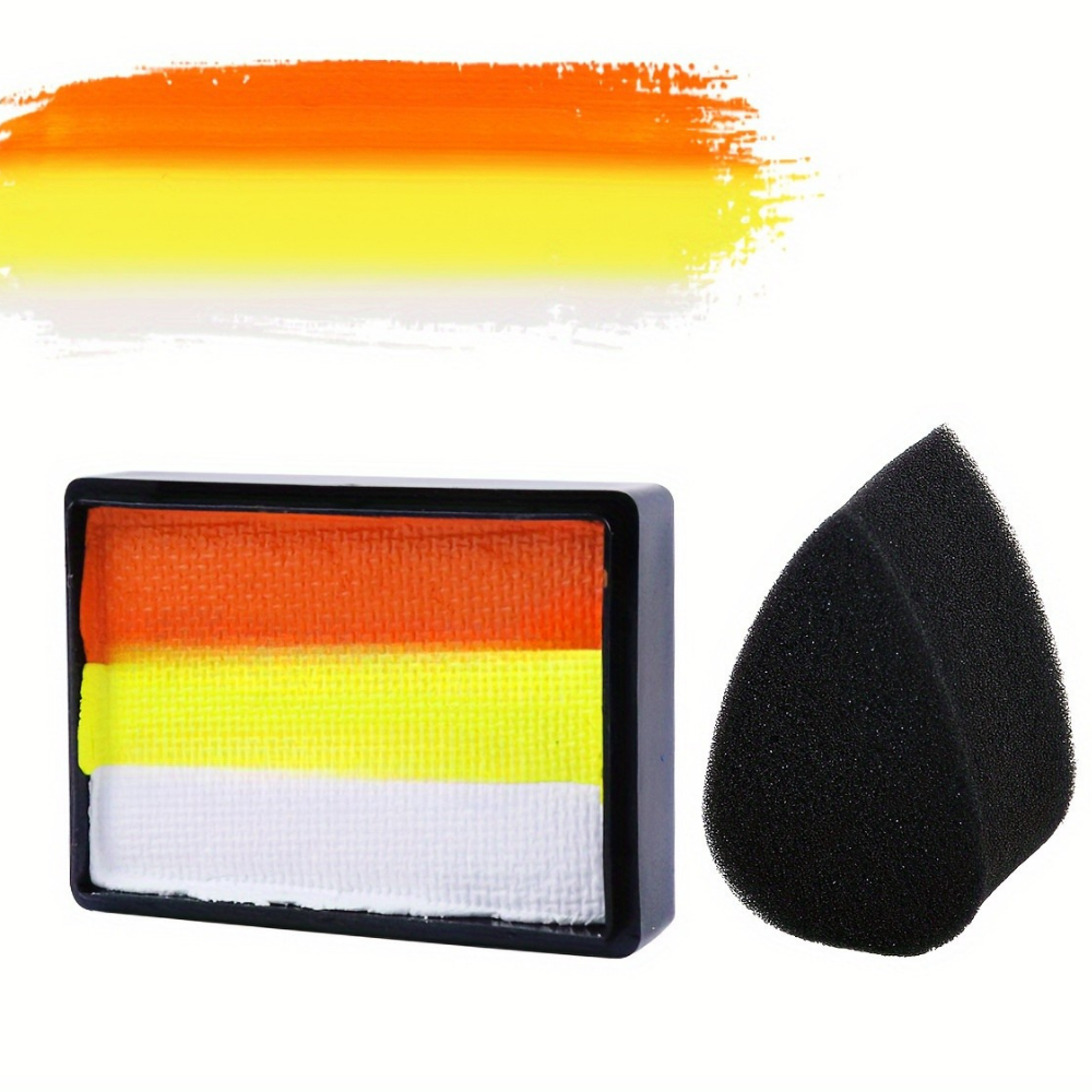 Soccer Ball Neon Split Cake Body Paint