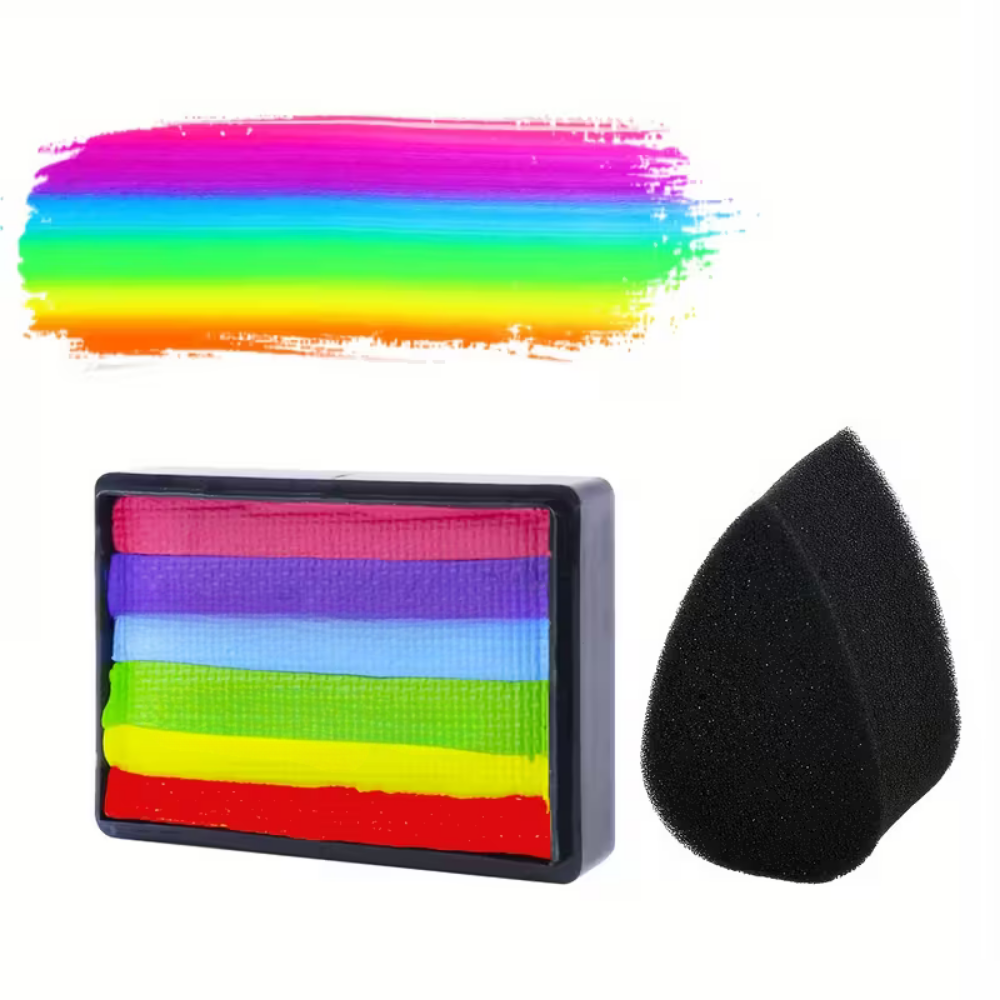 Rainbow Body Paint Set Creative Face Body