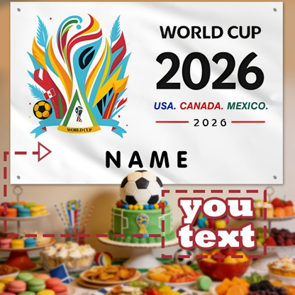 Wall Banner Mexico Flag Custom Soccer Fan