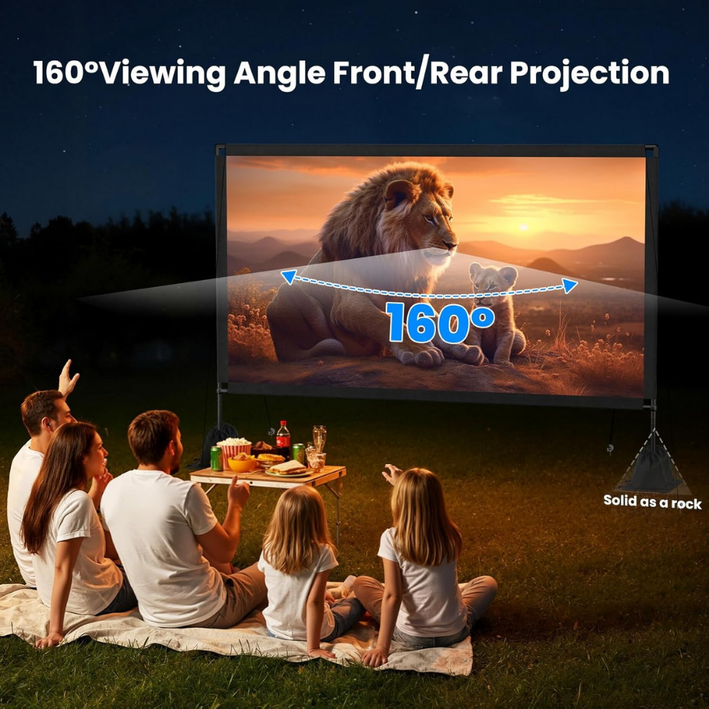 Portable Outdoor Projector Screen Stand Easy