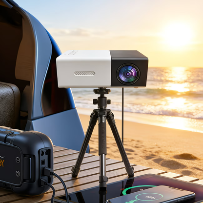 Portable Mini Projector 1080P Support