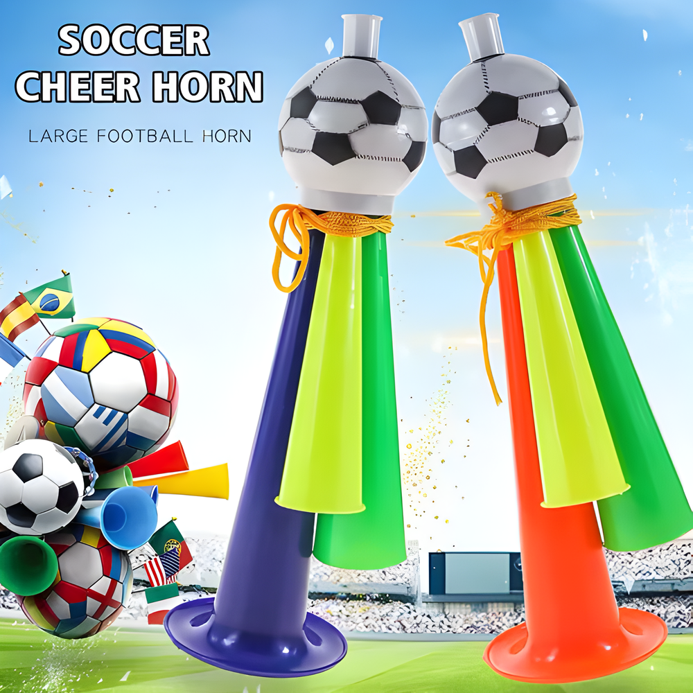 Loud Vuvuzela Horn Set Soccer Cheering