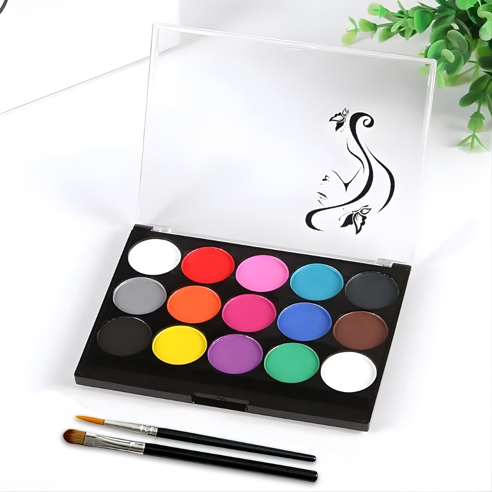 Soccer Ball Face Paint Kit 15 Color